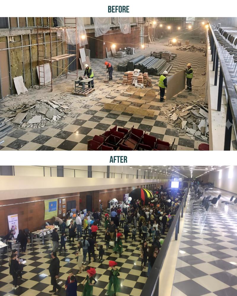 rg construction meridian էքսպո կենտրոնի ներքին հարդարումը rg construction внутренняя отделка экспо центра meridian rg construction meridian expo center interior finishing